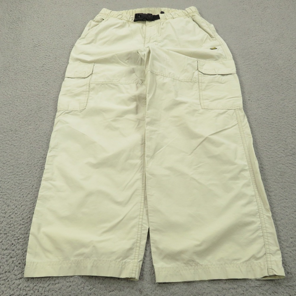Old Navy Baggy Cargo Pants Mens Small Beige Y2K Skater Wide Leg 30x29